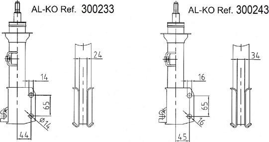 AL-KO 300233 - Амортизатор avtolavka.club