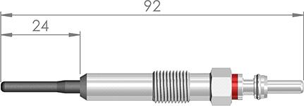 A-N PARTS 091 033 - Свічка розжарювання avtolavka.club