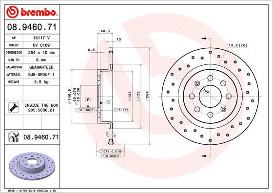 AP 15117 V - Гальмівний диск avtolavka.club