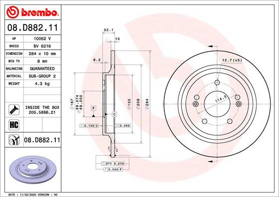 AP 10062 V - Гальмівний диск avtolavka.club