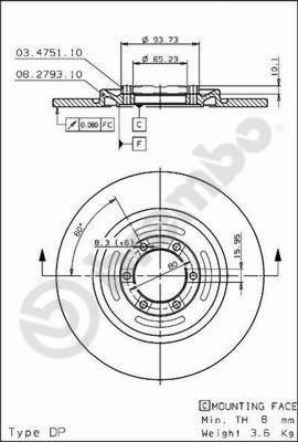 AP 34065 - Гальмівний диск avtolavka.club