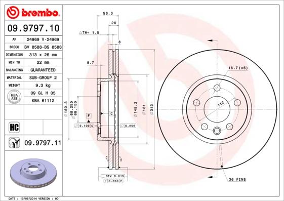 AP 24969 - Гальмівний диск avtolavka.club