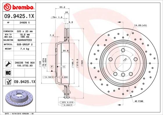 AP 24926 X - Гальмівний диск avtolavka.club