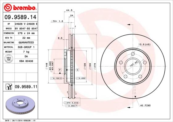 AP 24928 E - Гальмівний диск avtolavka.club