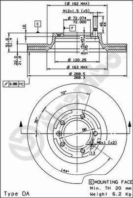 AP 24170 - Гальмівний диск avtolavka.club