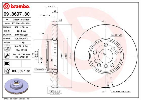 AP 24896 V - Гальмівний диск avtolavka.club