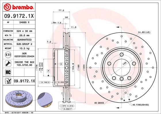 AP 24885 X - Гальмівний диск avtolavka.club