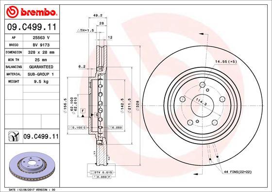 AP 25563 V - Гальмівний диск avtolavka.club