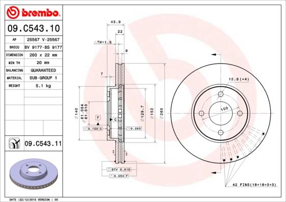 AP 25567 V - Гальмівний диск avtolavka.club