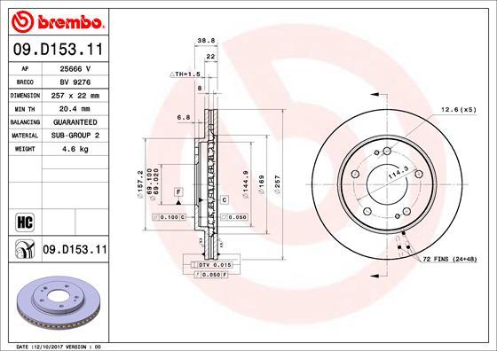 AP 25666 V - Гальмівний диск avtolavka.club