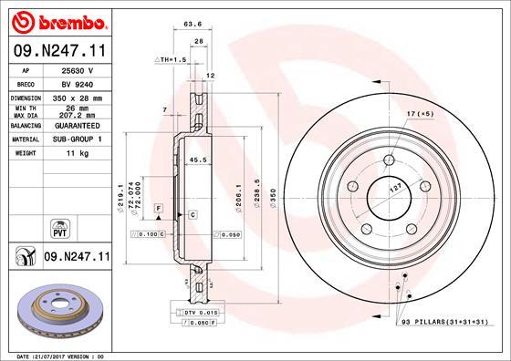 AP 25630 V - Гальмівний диск avtolavka.club