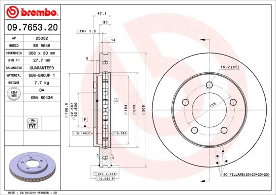 AP 25052 - Гальмівний диск avtolavka.club