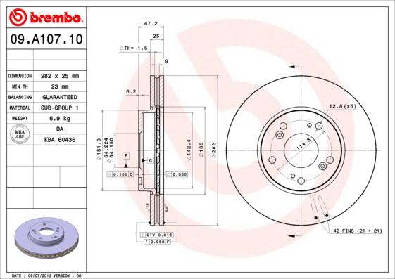 AP 25017 - Гальмівний диск avtolavka.club