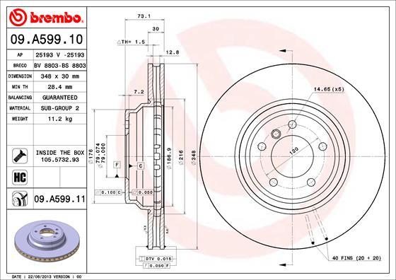 AP 25193 - Гальмівний диск avtolavka.club