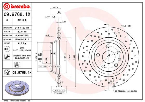 AP 25148 X - Гальмівний диск avtolavka.club