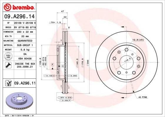 AP 25109 E - Гальмівний диск avtolavka.club