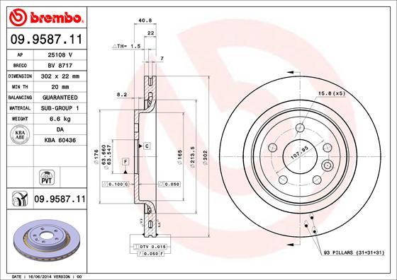 AP 25108 V - Гальмівний диск avtolavka.club