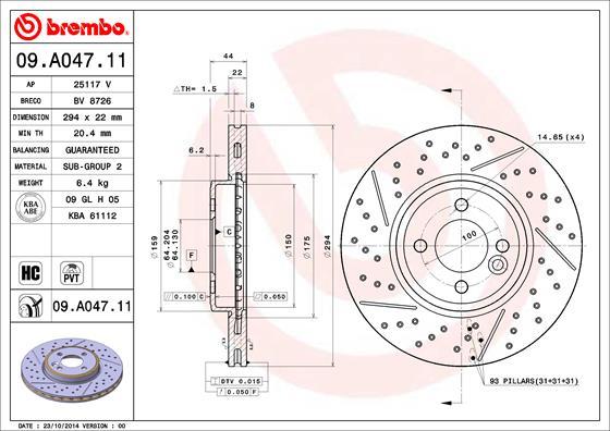 AP 25117 V - Гальмівний диск avtolavka.club