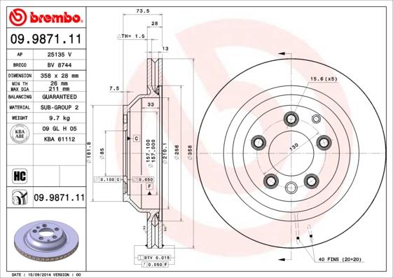 AP 25135 V - Гальмівний диск avtolavka.club