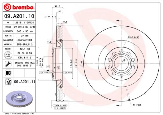 AP 25131 - Гальмівний диск avtolavka.club