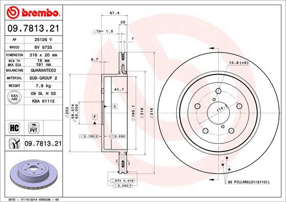 AP 25126 V - Гальмівний диск avtolavka.club