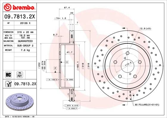 AP 25126 X - Гальмівний диск avtolavka.club