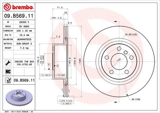 AP 25355 V - Гальмівний диск avtolavka.club