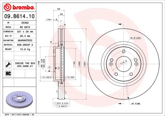 AP 25362 - Гальмівний диск avtolavka.club