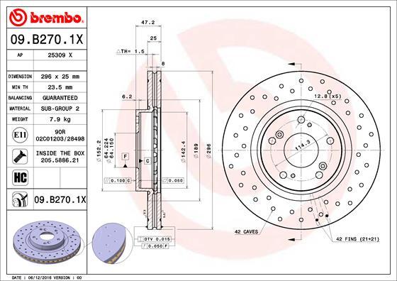 AP 25309 X - Гальмівний диск avtolavka.club