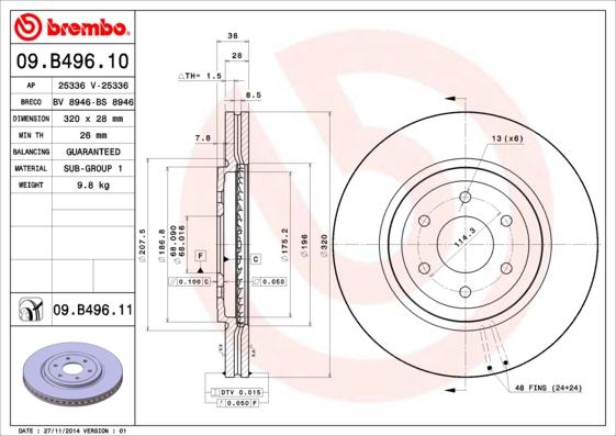 AP 25336 V - Гальмівний диск avtolavka.club