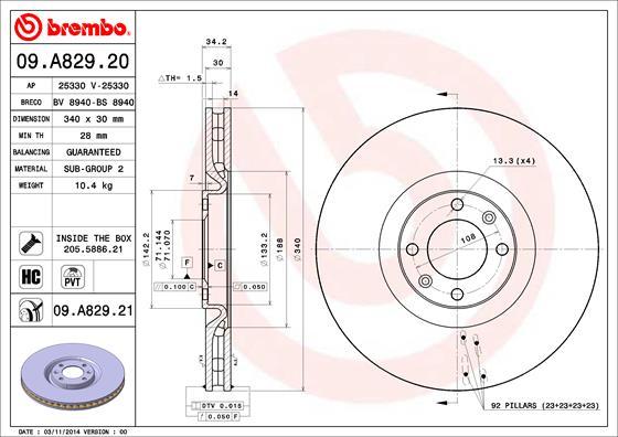 AP 25330 - Гальмівний диск avtolavka.club