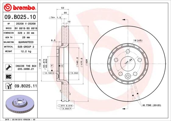 AP 25208 - Гальмівний диск avtolavka.club