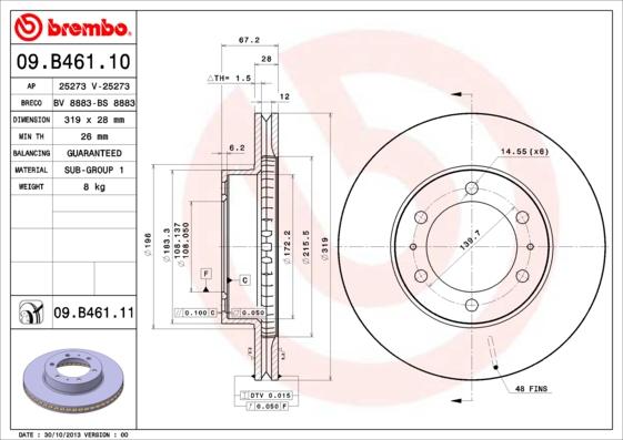 AP 25273 V - Гальмівний диск avtolavka.club