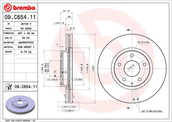 AP 25748V - Гальмівний диск avtolavka.club