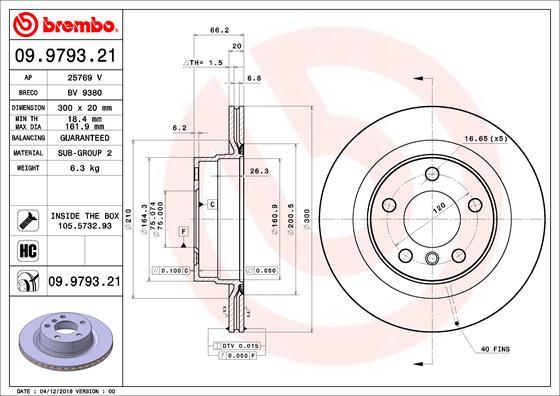 AP 25769 V - Гальмівний диск avtolavka.club