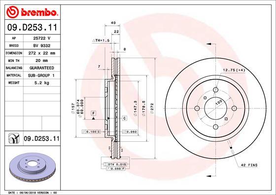 AP 25722 V - Гальмівний диск avtolavka.club