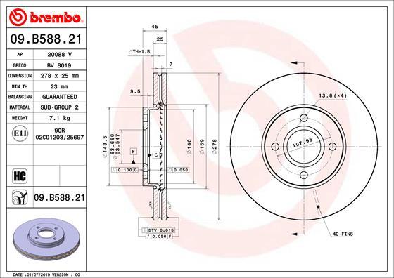 AP 20088V - Гальмівний диск avtolavka.club