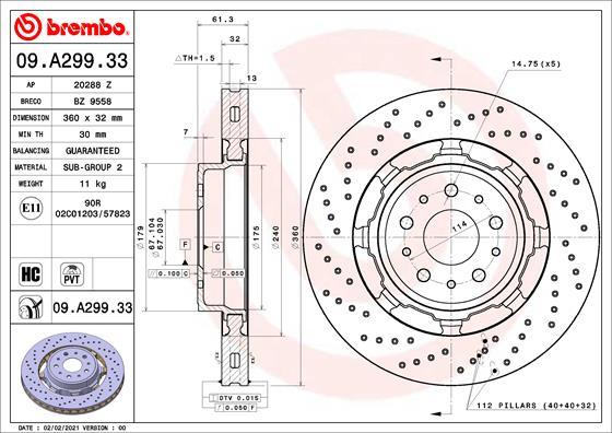 AP 20288 Z - Гальмівний диск avtolavka.club