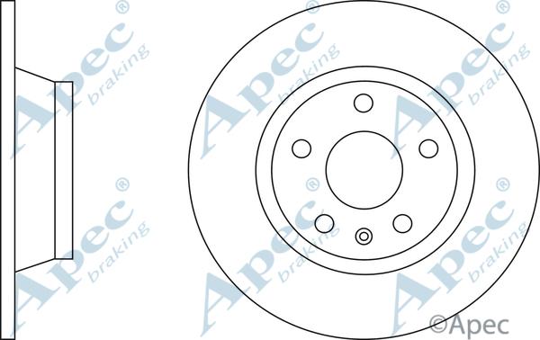 DJ Parts BD1606 - Гальмівний диск avtolavka.club