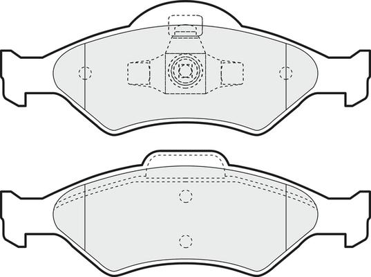 Valeo 671043 - Гальмівні колодки, дискові гальма avtolavka.club