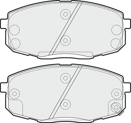 Magneti Marelli 363916061001 - Гальмівні колодки, дискові гальма avtolavka.club