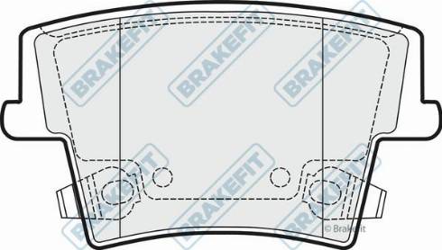 Chrysler 68504576AA - Гальмівні колодки, дискові гальма avtolavka.club