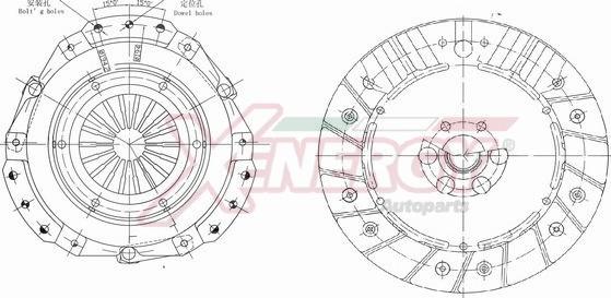 AP XENERGY VKFTA600308 - Комплект зчеплення avtolavka.club