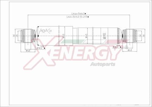 AP XENERGY X992515 - Амортизатор avtolavka.club