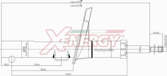 AP XENERGY X947334 - Амортизатор avtolavka.club