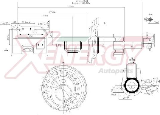 AP XENERGY X905009 - Амортизатор avtolavka.club