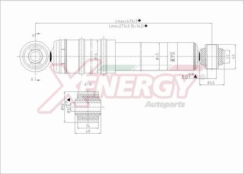 AP XENERGY X445344 - Амортизатор avtolavka.club