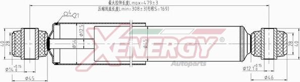 AP XENERGY X457344 - Амортизатор avtolavka.club