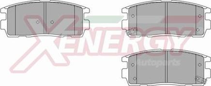 AP XENERGY X40996 - Гальмівні колодки, дискові гальма avtolavka.club