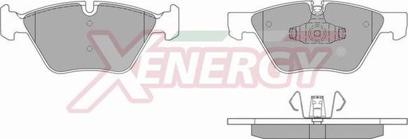 AP XENERGY X40950 - Гальмівні колодки, дискові гальма avtolavka.club